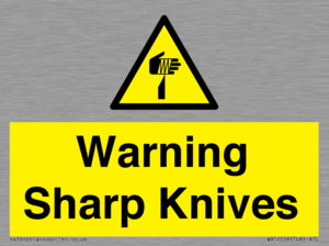 Warning Sharp Knives